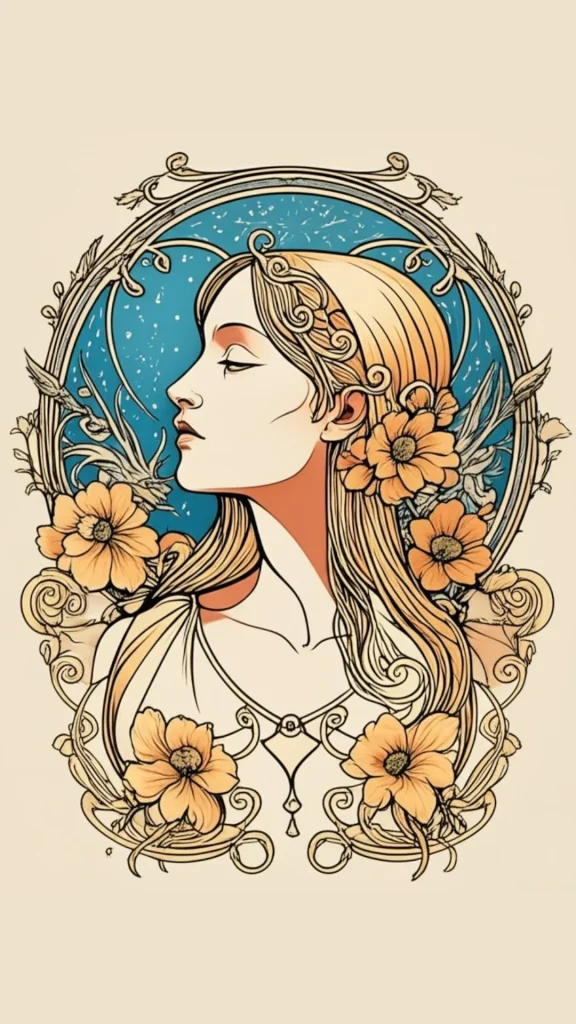 Art Nouveau Inspired