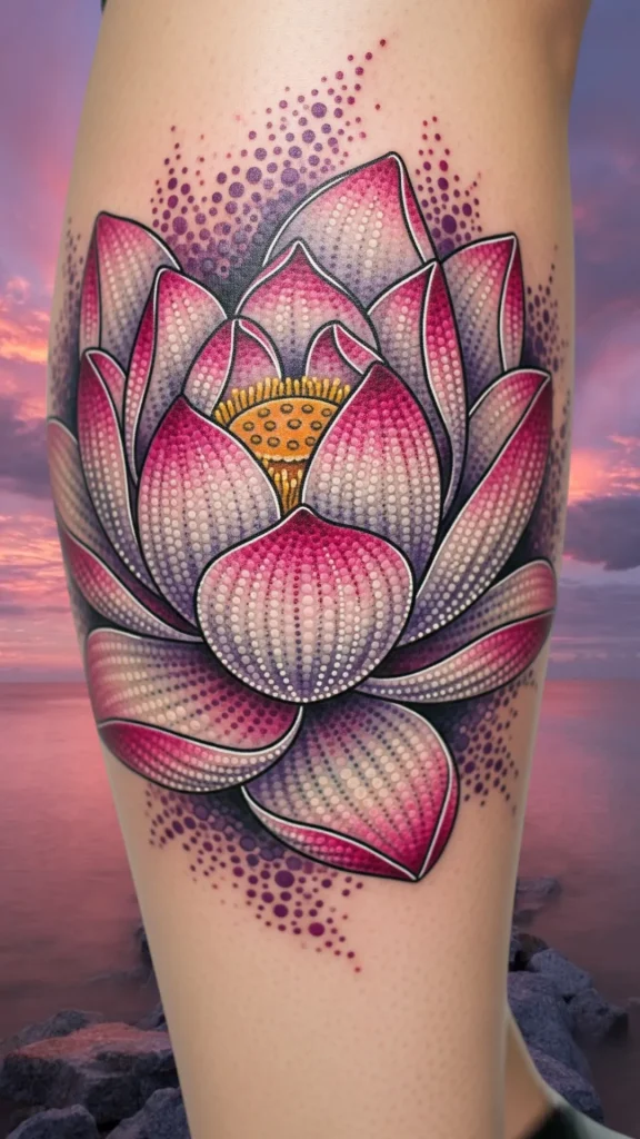 Dotwork Lotus