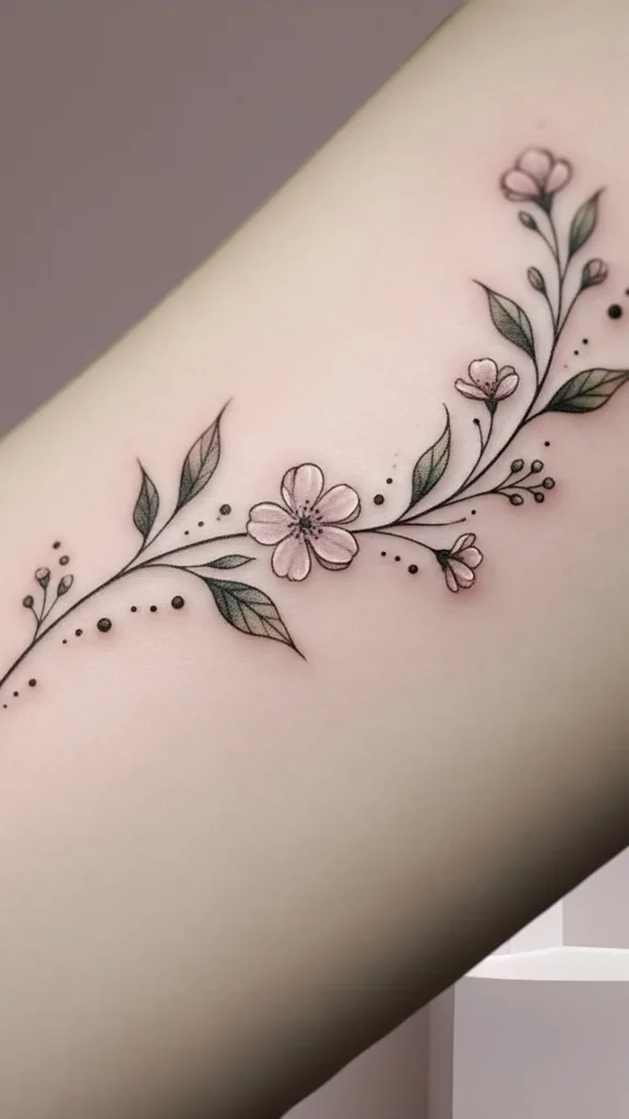Floating Floral Stem