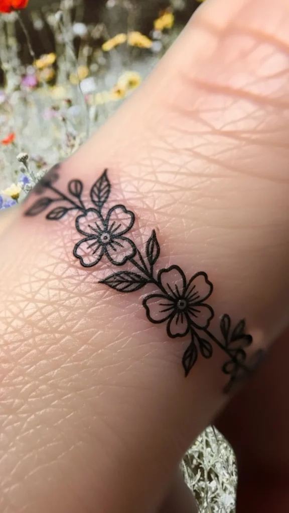 Tiny Crescent Bouquet