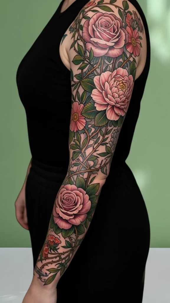 Floral Overgrowth Sleeve