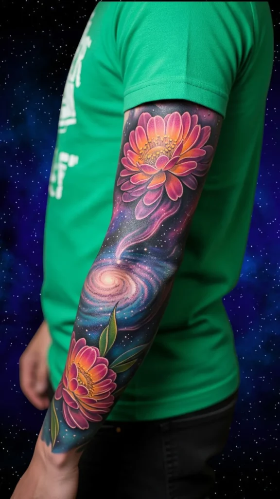 Galaxy Bloom Sleeve
