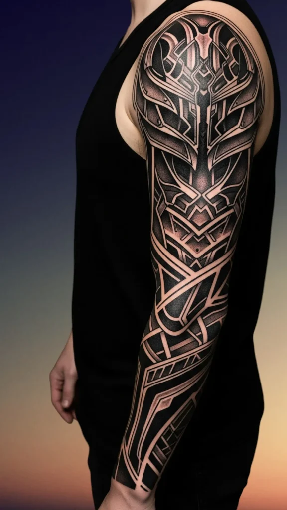 Geometric Armor Sleeve