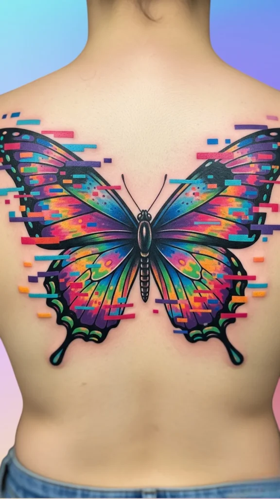 Glitched Butterfly Wings