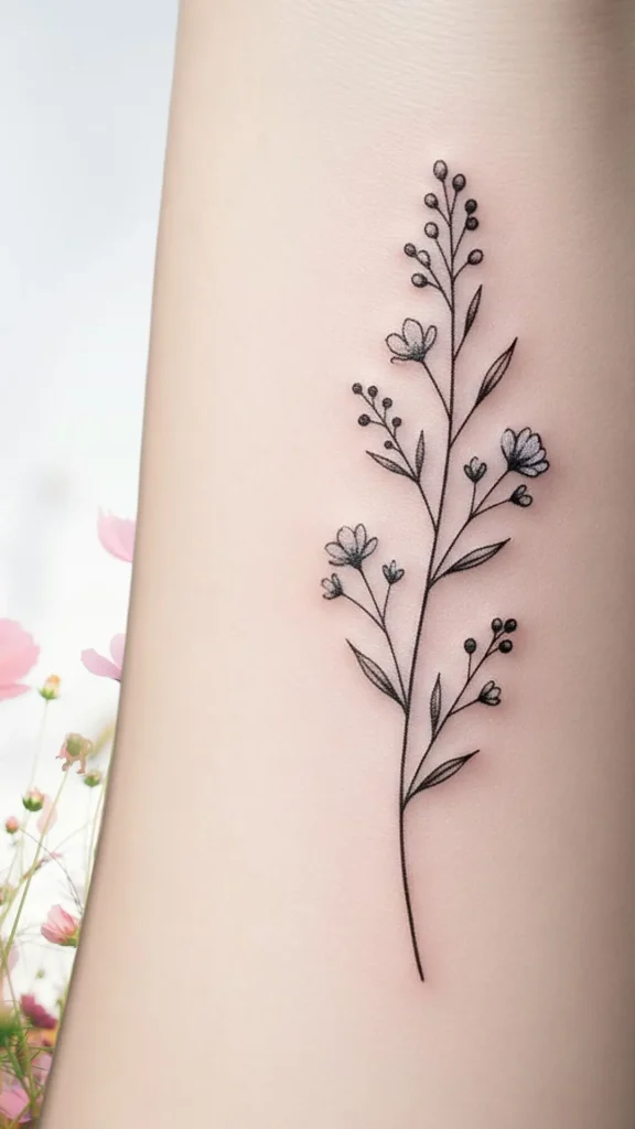 Single Stem with Mini Accents