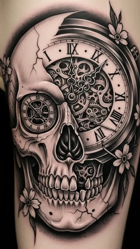 Timepiece and Skull Combo