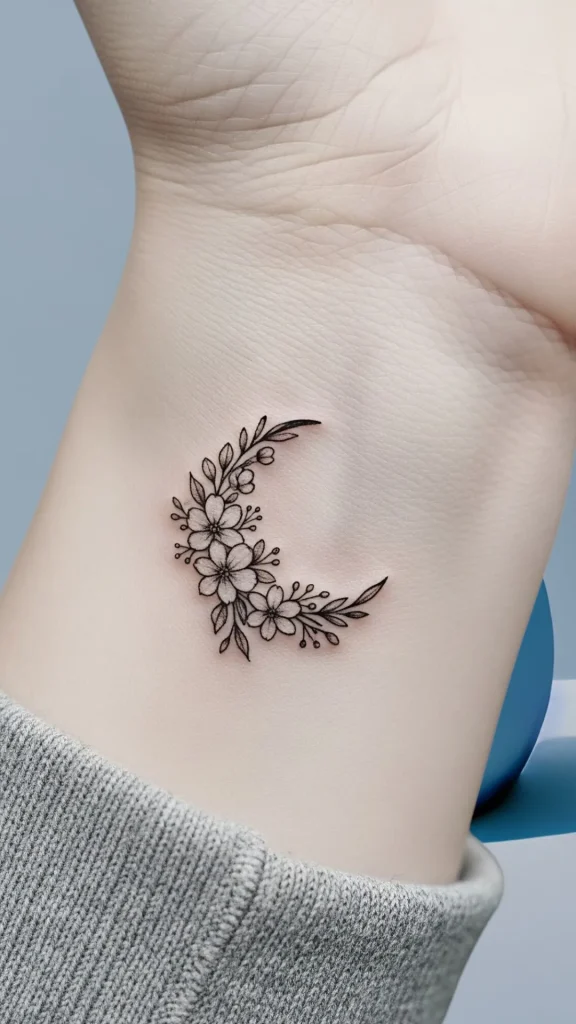 Tiny Crescent Bouquet