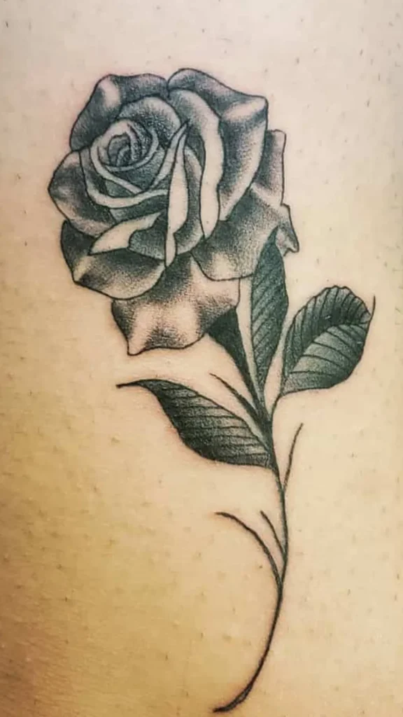 Tiny Stemmed Rose