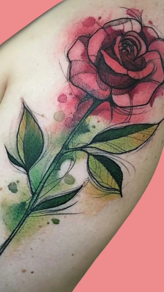 Watercolor Rose