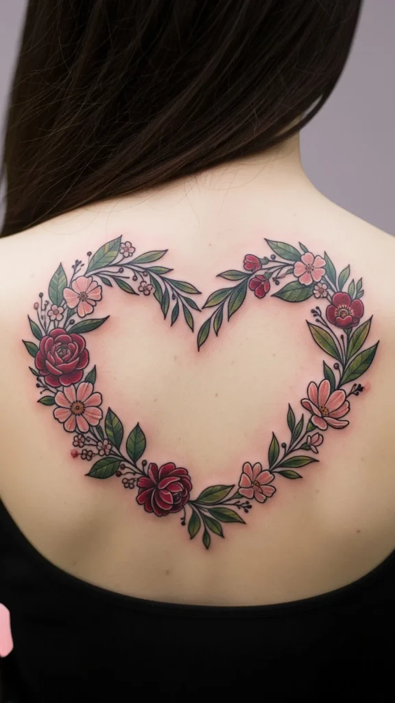 Botanical Heart Wreath