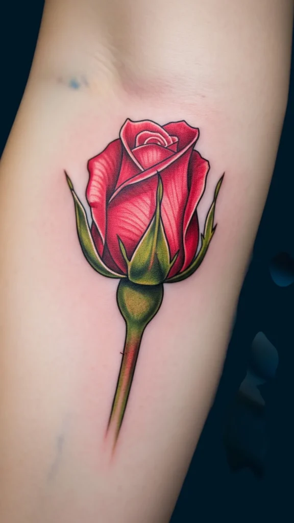 Single Rosebud
