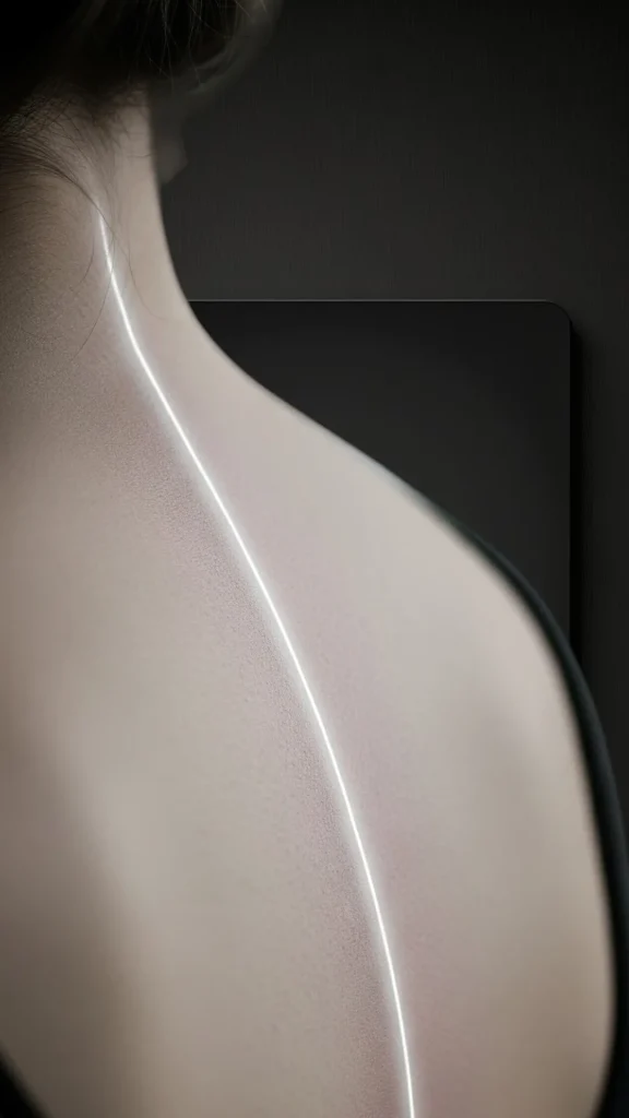 Spine Line Tattoo