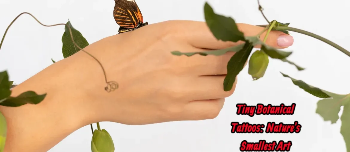 Tiny Botanical Tattoos Nature's Smallest Art