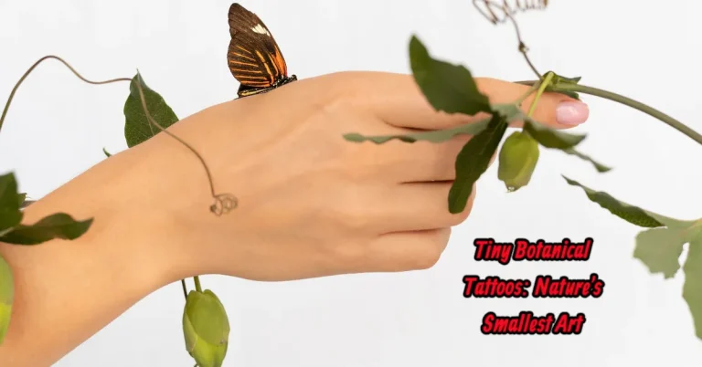 Tiny Botanical Tattoos Nature's Smallest Art