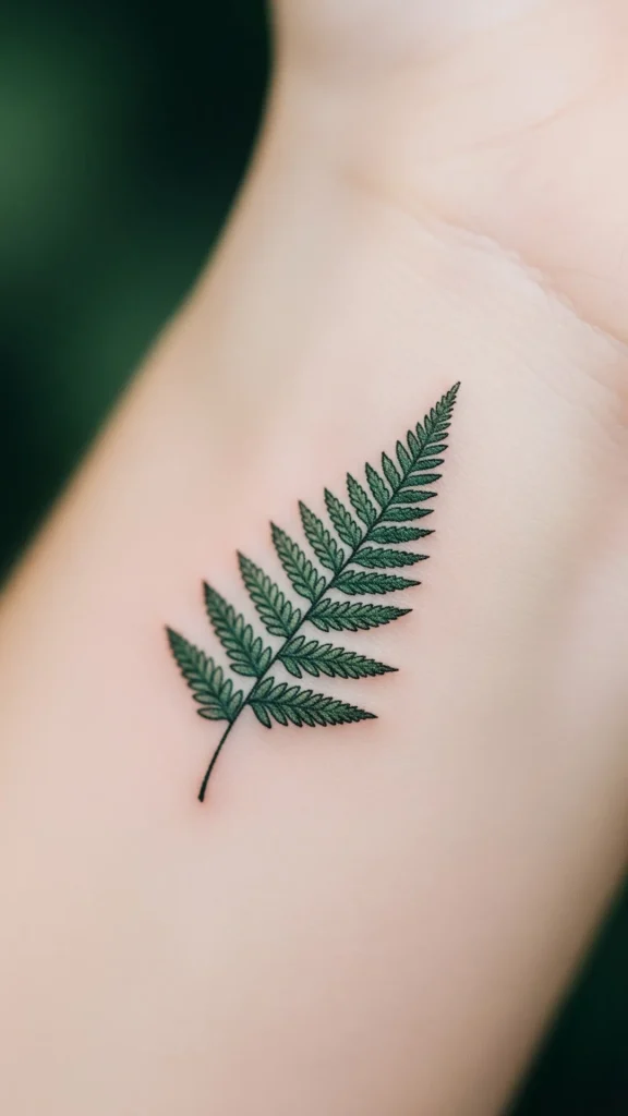Tiny Fern Leaf