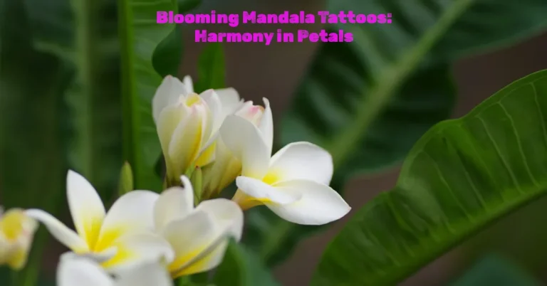 Blooming Mandala Tattoos