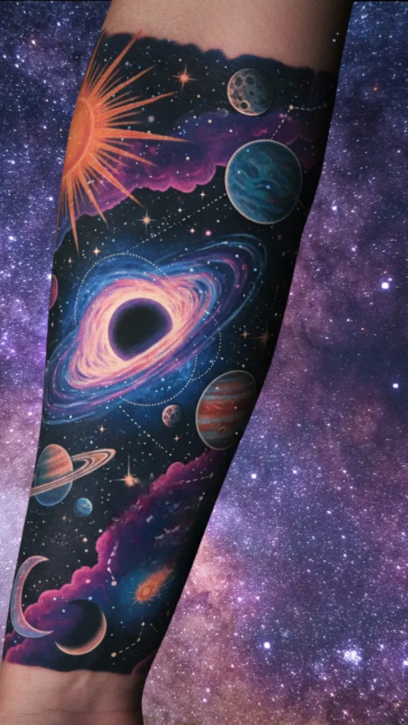 Celestial Body Tattoo
