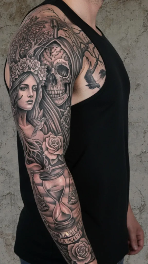 La Vida y La Muerte Tattoo