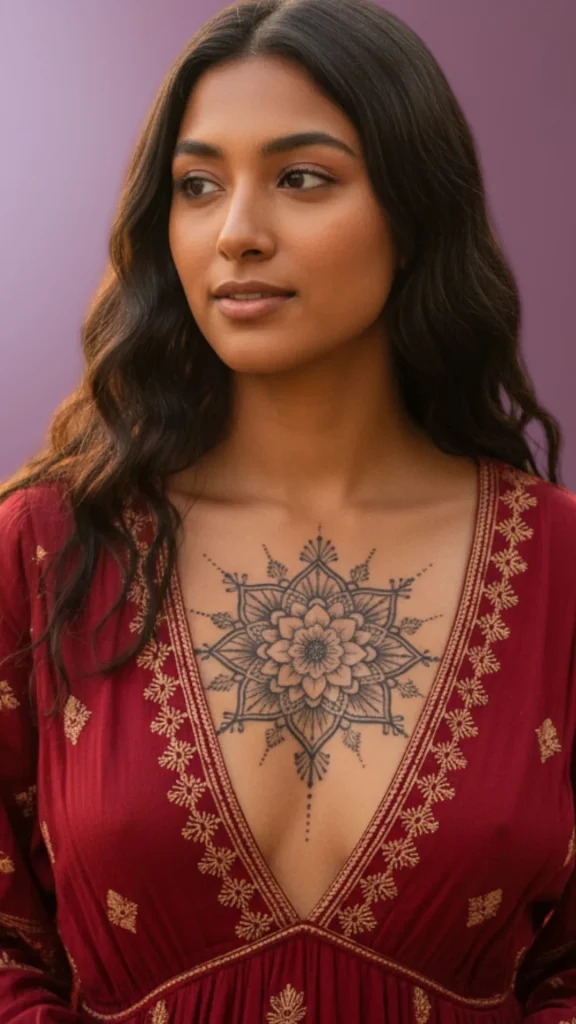 Marigold Mandala Radiance Tattoo