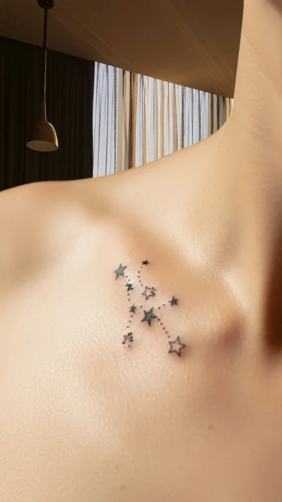 Mini Star Cluster Tattoo