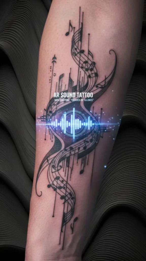 Musical Tattoos with AR Sound Tattoo