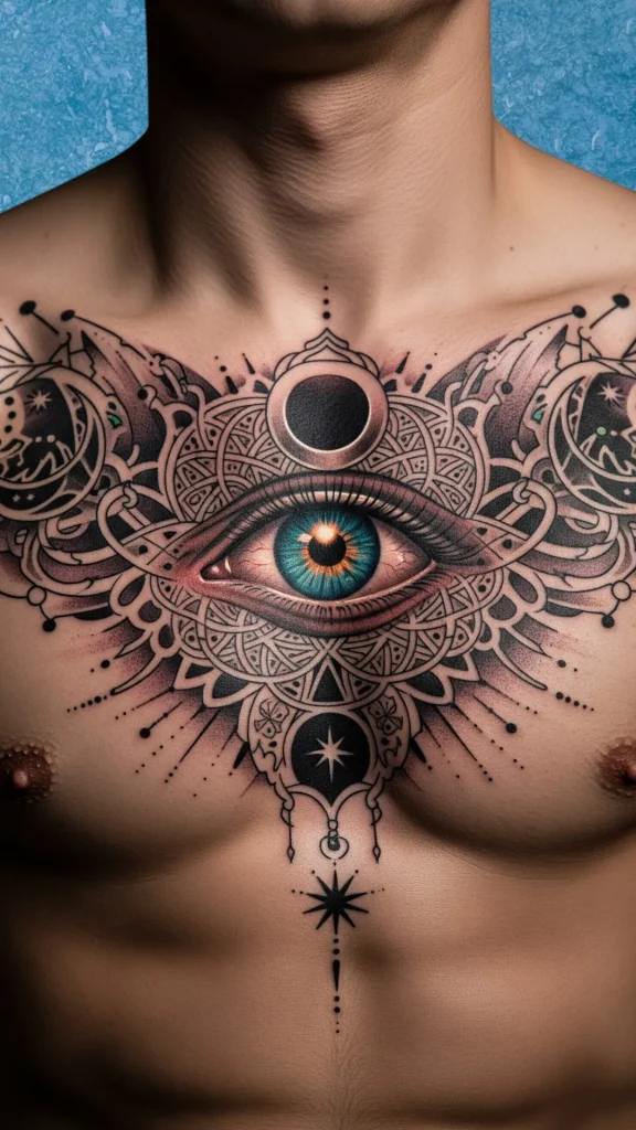 Mystical Third Eye Tattoo
