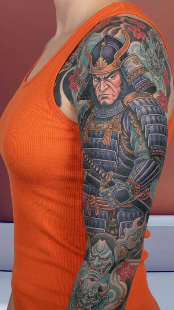 Samurai Spirits Honor & Ghosts Tattoo