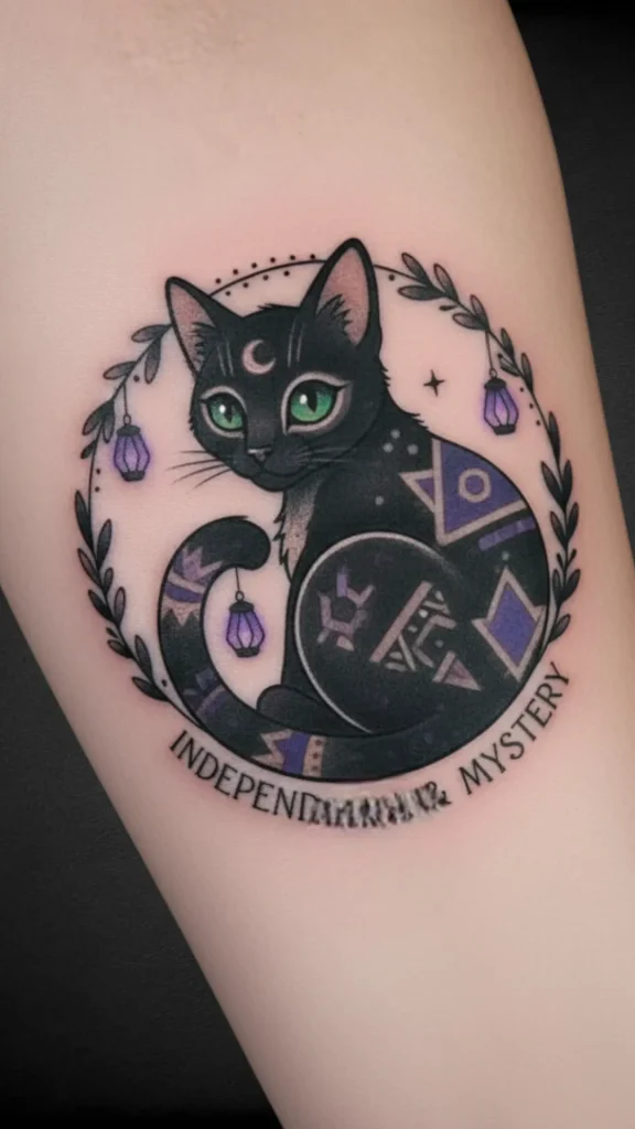 Tiny Cat Tattoo