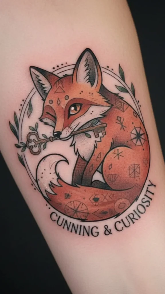 Tiny Fox Tattoo