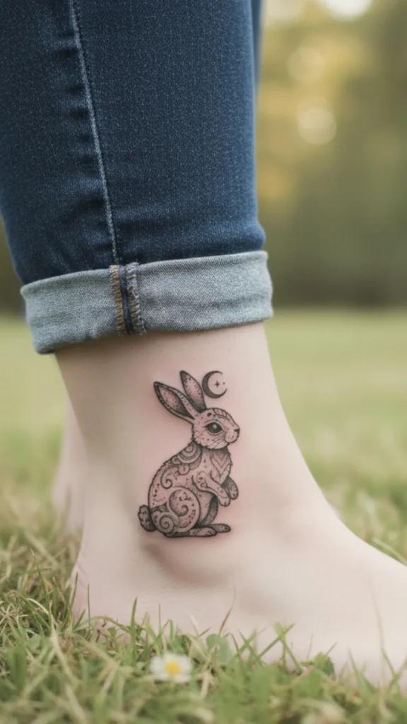 Tiny Rabbit Tattoo
