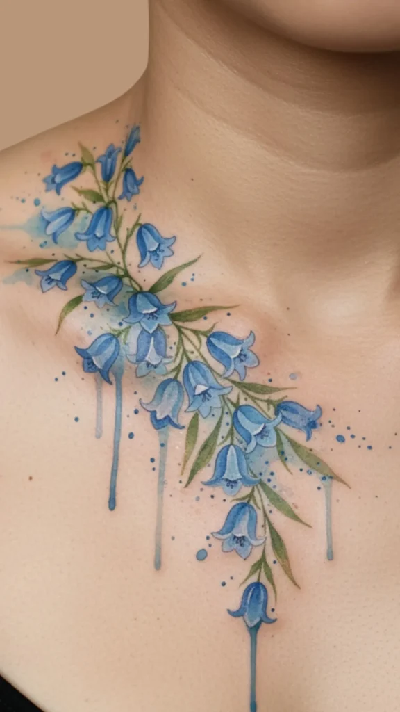 Bluebell Cascade Tattoo