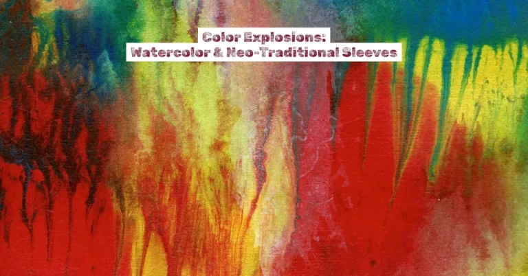 Color ExplosionsColor Explosions_ Watercolor & Neo-Traditional Sleeves