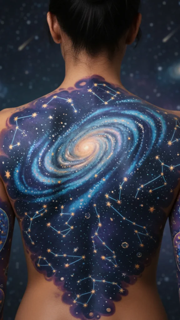Cosmic Constellation Tattoo