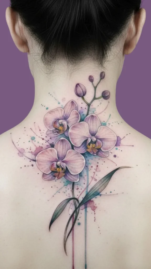 Orchid Elegance Tattoo
