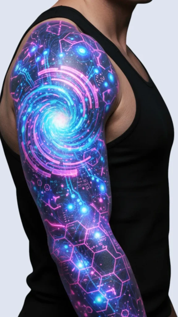 Quantum Core Energy Sleeve Tattoo