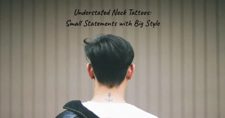 Understated Neck Tattoos